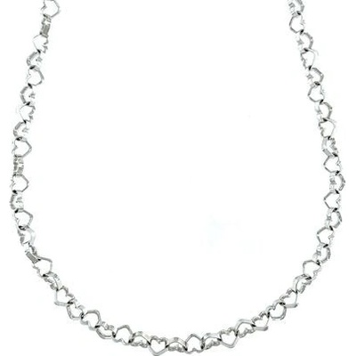 Infinity Silver Stříbrný řetízek srdíčkový 723408050