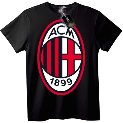 NOONEBRAND Тениска AC Milan 1899 - M, Black