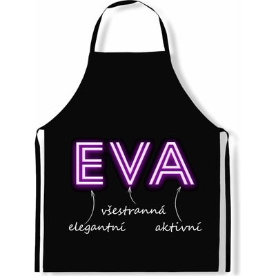Impar Zástěra Ženská jména NEON Eva