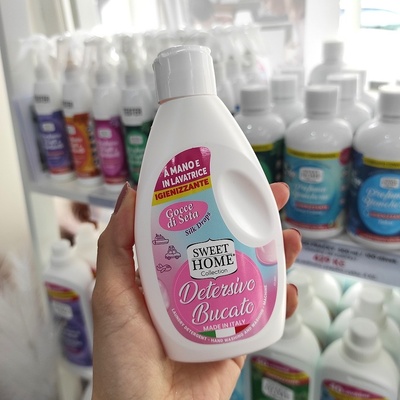 Sweet Home prací gel mini Gocce di Seta Kapky hedvábí 150 ml