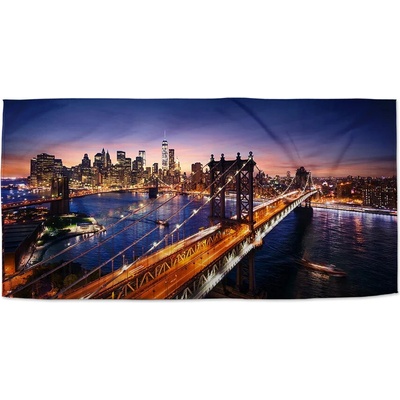 Sablio Uterák Most v New Yorku 50 x 100 cm