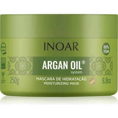 INOAR Argan Oil System хидратираща и изглаждаща маска За коса 250 гр