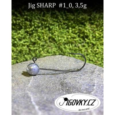 Jigovky.cz Jigové hlavičky Sharp vel.1 2g 5 ks