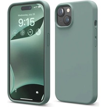 Elago Silicone Case iPhone 15 - Midnight zelené