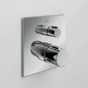 Ideal Standard Вграден смесител за душ Ideal Standard Ceratherm C100, гланциран хром, без тяло за вграждане (A6956AA)