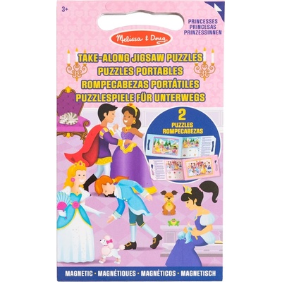 Melissa & Doug Комплект магнитни пъзели Melissa & Doug - Принцеси (42831)