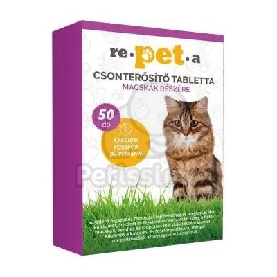 Repeta Repeta таблетки за укрепване на костите на котки 50 бр