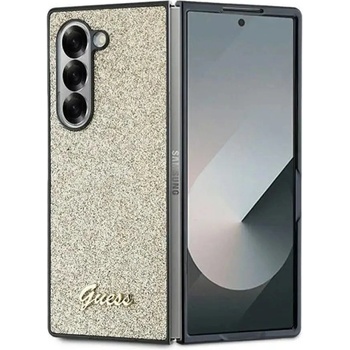 GUESS 4G калъф Glitter Script за Samsung Galaxy Z Fold 6 - златен (3666339322700)