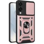 Techsuit - серия CamShield - Samsung Galaxy S25 Edge - розово злато (KF2346375)