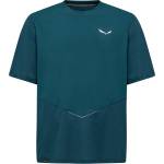 Salewa Мъжка спортна тениска Salewa Pedroc Dry Hyb T-Shirt Sport shirt - Pond Blue - размер 50 (EU) (216-8513-0313)