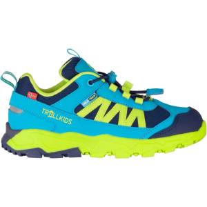 Trollkids Детски мултиспорт обувки Trollkids Kid's Tronfjell Hiker Low Multisport shoes - Pool Blue / Dark Indigo / Spring Leaf - размер 37 (EU) (702-2415-1220)