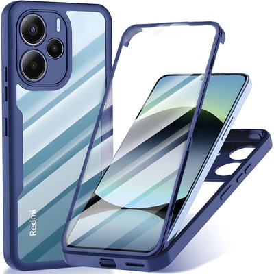 Techsuit Калъф Techsuit ColorVerse + защитно фолио за Xiaomi Redmi Note 14 4G - Син KP37016 (37016)