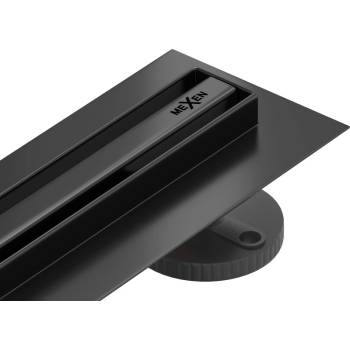 Mexen Flat 360° Slim въртящ се линеен сифон 180 см, черен - 1741180 (1741180)
