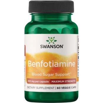 Image 1 of Swanson Benfotiamine 300 mg - Maximum Strength [60 капсули]