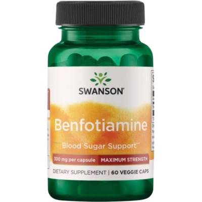 Swanson Benfotiamine 300 mg - Maximum Strength [60 капсули]