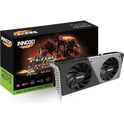 Inno3D Geforce RTX 4070 Twin X2 12G GDDR6X (N40702-126X-185252N)