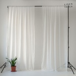 Linen Tales Бяла завеса 130x300 cm Daytime - Linen Tales (LT-CURTDTU-130x300-W)