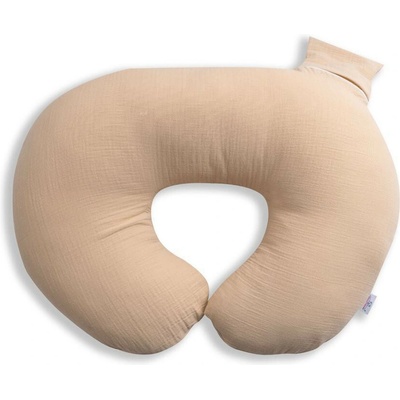 BABYMATEX Mušelínový polohovací vankúš MiniRelax Béžový