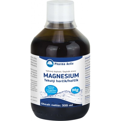Natural Pharm Tekutý Horčíkmg + Vitamín C malina 300 ml