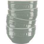 Staub купички за закуски 14 см, евкалиптово зелено, 4 бр (1028172)