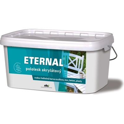 Eternal pololesk akrylátový 2,8kg RAL 9003 – Zboží Mobilmania