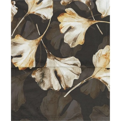 Magma Heimtex Moderný obrus Flores ginkgo dunkel 40x145cm