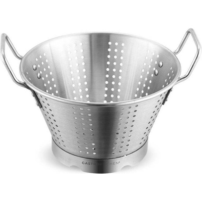 Cedník s rukojeťmi – 19 L – kónický – nerez | Gastrokitchen%
