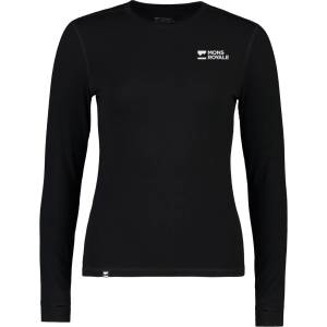 Mons Royale Дамско мериносово термобельо Mons Royale Women's Cascade Merino Flex 200 L/S Merino base layer - Black - размер XL (115-2617-0115)