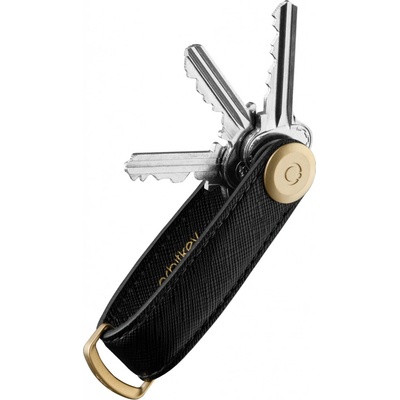 Kožená Orbitkey 2.0 Saffiano Liquorice Black černá