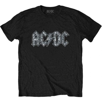 AC/DC Logo Embellished Black S Риза (ACDCTS36MB01)