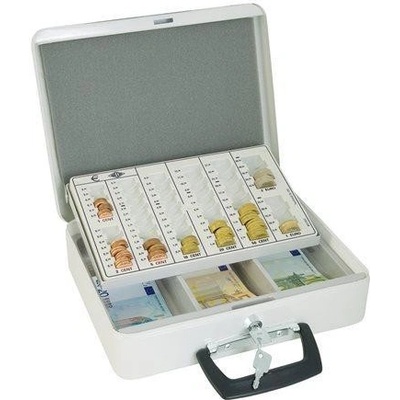 Pokladnička Europa ocel 31,5x24,5x9,5 cm WEDO