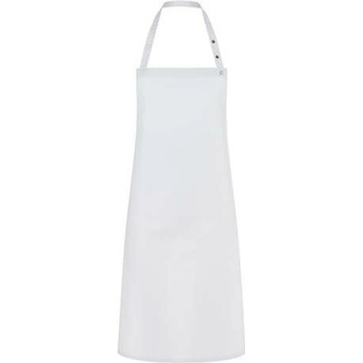 Karlowsky Gastro zástěra s laclem KY072 White 75x95cm