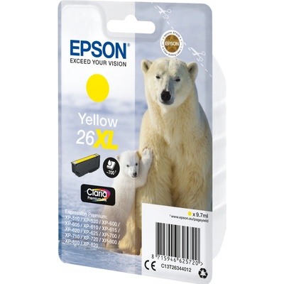 Epson 26XL Yellow - originálny
