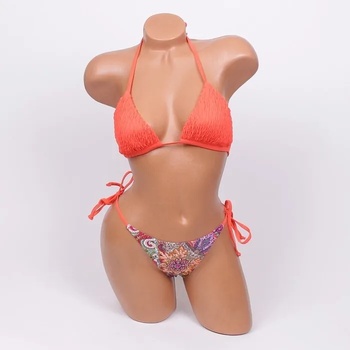 Image 1 of Дамски бански в коралово и цветни мотиви - чашка b