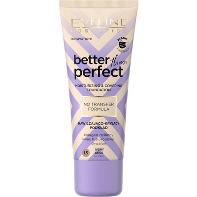 Eveline Cosmetics Better than Perfect krycí make-up s hydratačným účinkom 1.5 Ivory Beige Neutral 30 ml