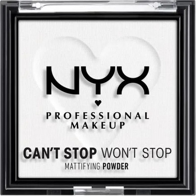 NYX Professional Makeup Can't Stop Won't Stop Mattifying Powder матираща пудра 6 g нюанс 11 Bright Translucent