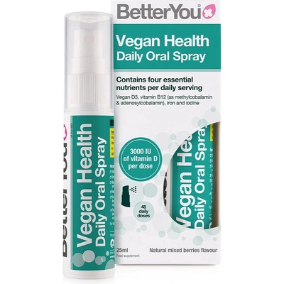 BetterYou Vegánsky multivitamínový ústny sprej Zmes lesných plodov 25 ml