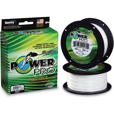 Power Pro Splietaná Šnúra White 275 m - Priemer 0,13 mm Nosnosť 8 kg