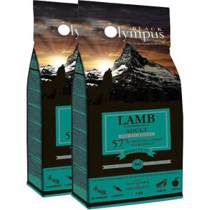 Black Olympus Adult Medium Lamb & Brown Rice 2 x 12 kg