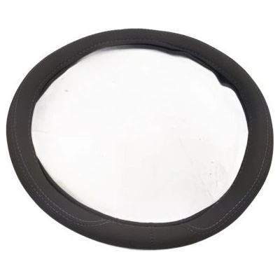 Калъф за волан от еко кожа 39см - Simple - сив цвят