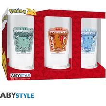 Pohár Pokemon - Kanto Starter's, 0,29 l