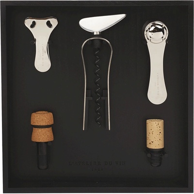 Súprava príslušenstva na víno LE RÂTELIER À OUTILS DU VIN, sada 5 kusov, L'Atelier du Vin