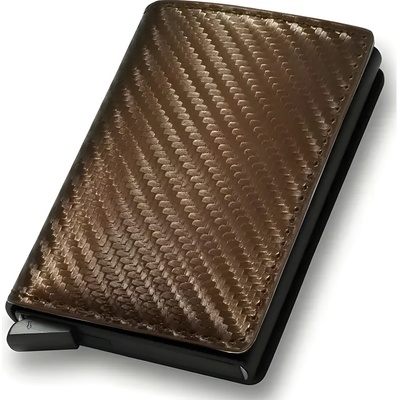 HARAHU MINI WALLET Izmael ME-25393 Tmavo Hnedá