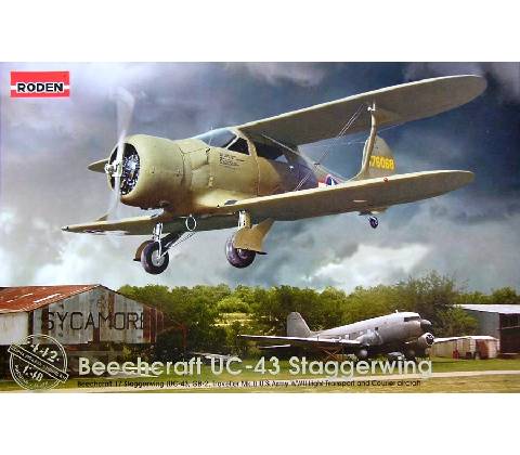 Roden Beechcraft UC-43 Staggerwing 1:48