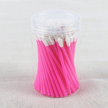 Diva Lashes růžové velurové aplikátory 100 ks