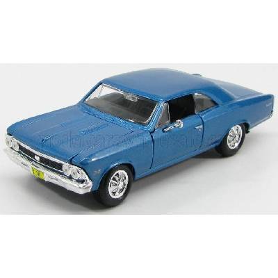 MAISTO CHEVROLET CHEVELLE SS 396 1966 BLUE MET 1:24