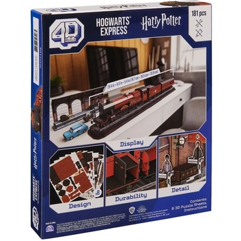 4D BUILD 3D Puzzle Harry Potter: Bradavický Expres 181 ks