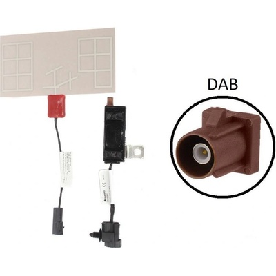 CAL-7677951 Calearo Anténa fólia DAB aktívna fantóm