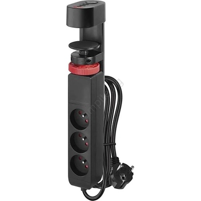 EMOS 3 Plug + 3 USB 1,5 m (P1311PD)