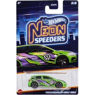Mattel Метална количка Hot Wheels Neon Speeders - Асортимент, 1: 64 (HLH72)